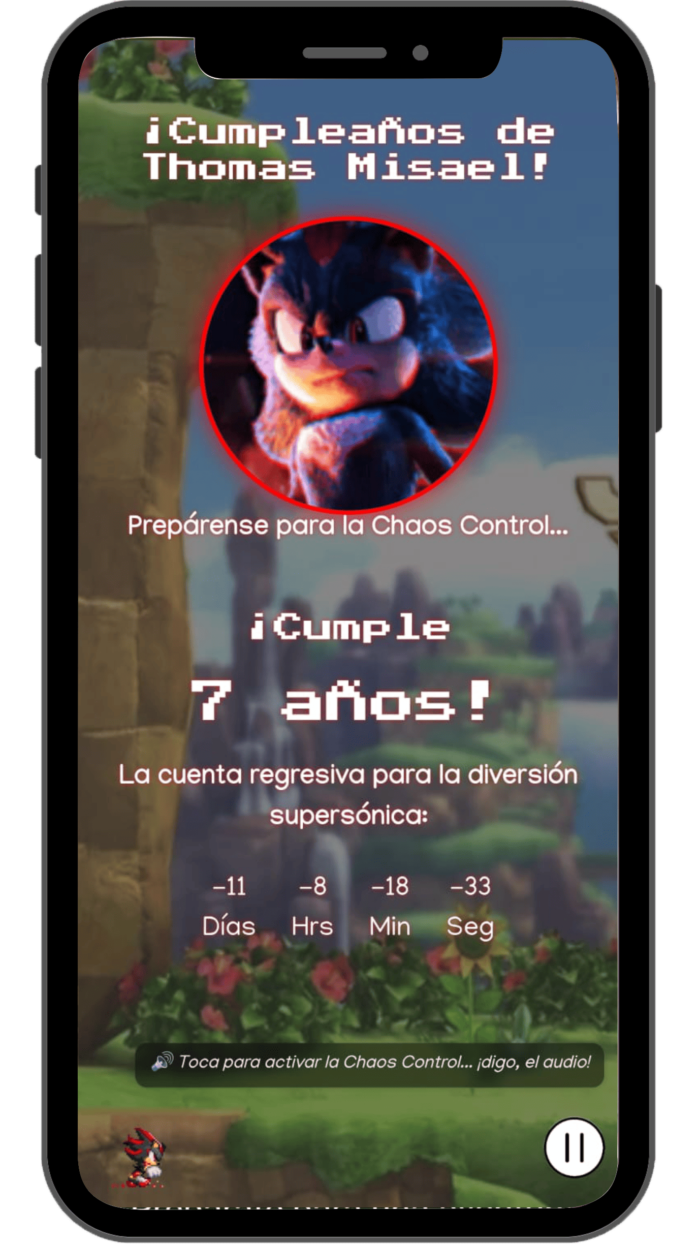 Invitación de Cumpleaños Adulto 